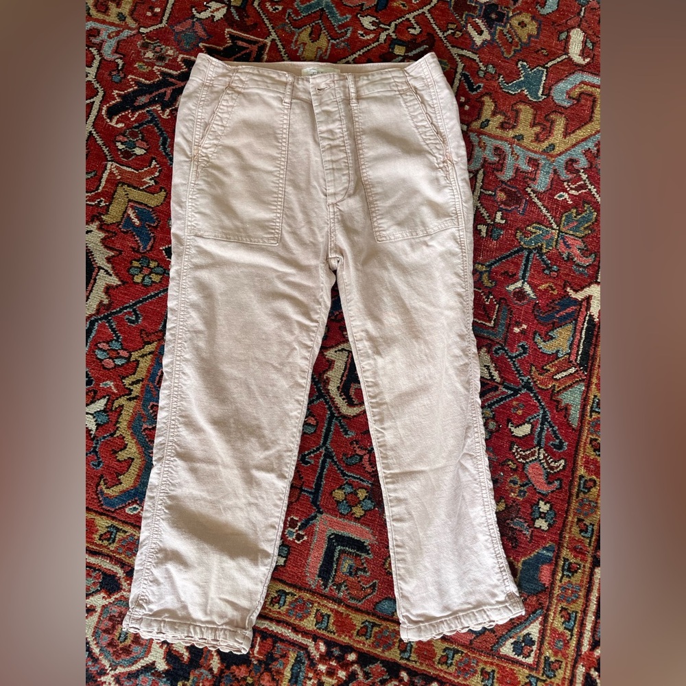 The GREAT. Pants with ruffle detail / 26